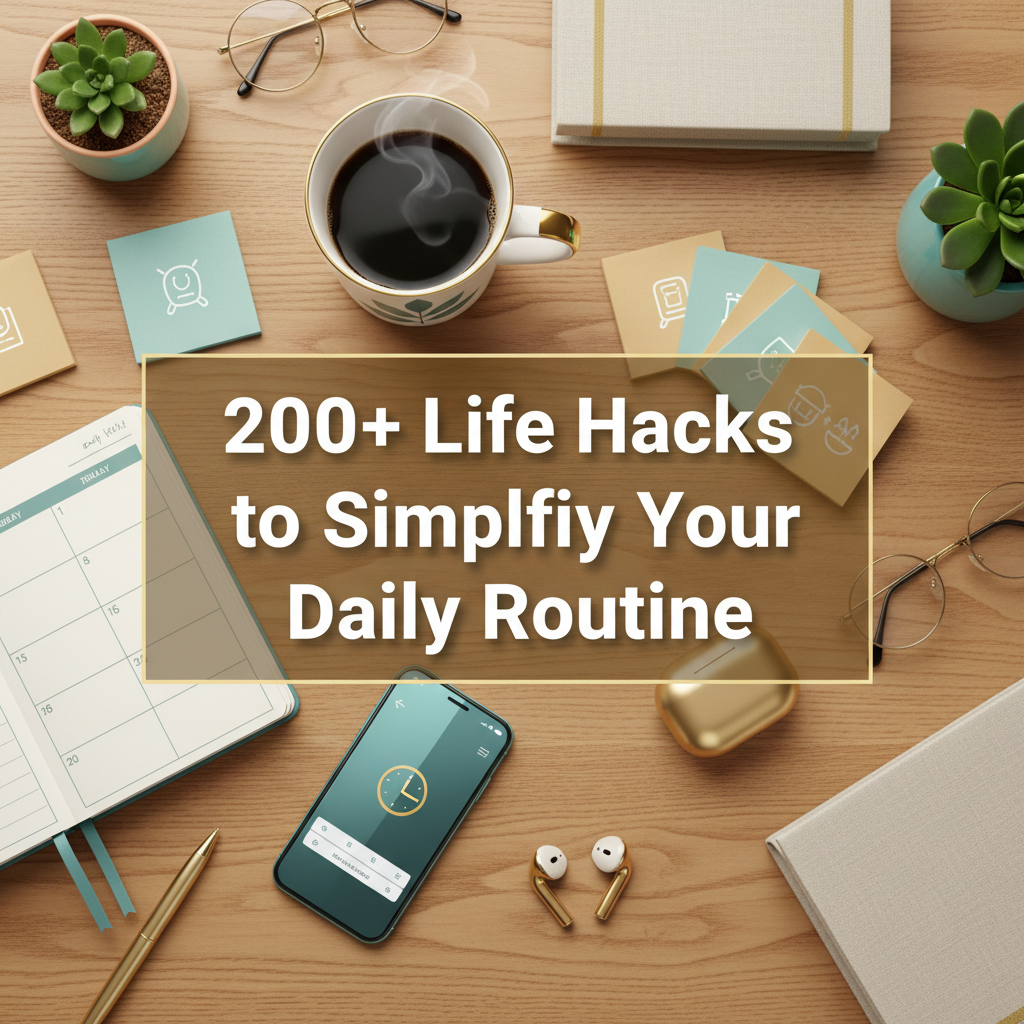 200+ Life Hacks to Simplify Your Daily Routine