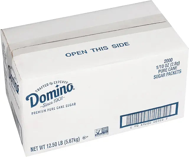 Domino Sugar Packets, 0.1 Ounce (Pack of 2000)
