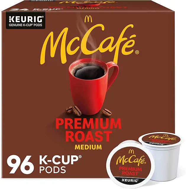 McCafe Premium Roast Coffee, Keurig Single-Serve K-Cup Pods, Medium Roast, 96 Count